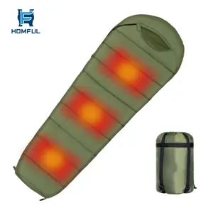 Comprar Saco de dormir de momia para clima frío, saco de dormir de invierno,  saco de dormir para mochilero y Camping