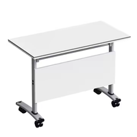 Mobilier de bureau Table pliante Modulaire en bois Pliable Ensemble de tables de conférence Table de salle de réunion et de formation