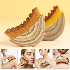 แปรงนวดหน้าคุณภาพสูงสำหรับผู้หญิง แบรนด์ส่วนตัว ขายส่ง สำหรับการเดินทาง ผลิตตามสั่ง วีแกน หรูหรา ช่วยระบายน้ำเหลือง ปรับรูปหน้า - Product Image 1