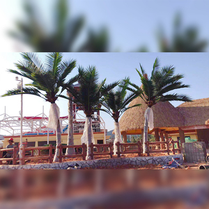 Verde 3m de alta de plástico Artificial al aire libre de palma de <span class=keywords><strong>coco</strong></span> árbol - Product Image 1