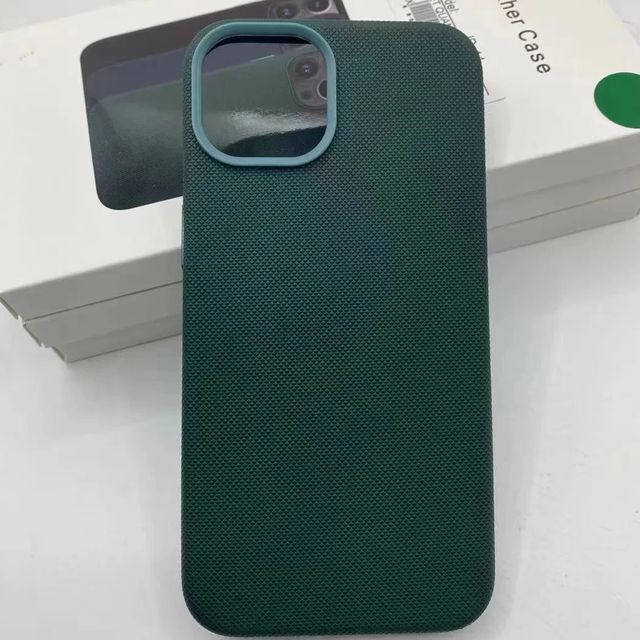 Newest Original Leather Phone Case for iPhone 14 13 12 11 15 Pro Max Full Cover Electroplated Keys Mobile Back Cover With Logo