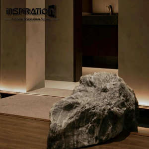 Roches artificielles de nouvelle conception moderne Énorme pierre artificielle en fibre de verre légère Grandes roches en PRF - Product Image 2