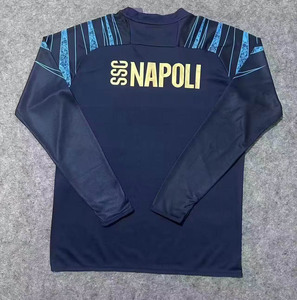 <span class=keywords><strong>Camiseta</strong></span> de Fútbol del <span class=keywords><strong>Napoli</strong></span> de Manga Larga, Informal y Deportiva, Transpirable, Talla Grande, Protección UV, Secado Rápido, Directo de Fábrica - Product Image 2