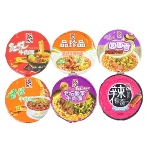 Rammen Asian Food Kimchi Ramen Nudeln Benutzer definierte Mie Ramen Würzige römische Nudeln Instant Nudeln