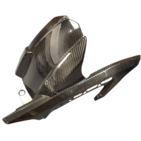 Kits de carénage de moto en fibre de carbone 100% sèche OEM, type autoclave, avec garde-boue arrière et protège-chaîne pour Kawasaki Z900 2017-2023