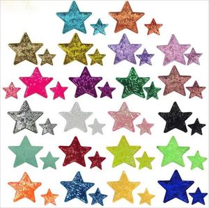 NEW Iron on Shiny High Quality Merrow Star Heart Sequin Embroidery Patch - Product Image 2