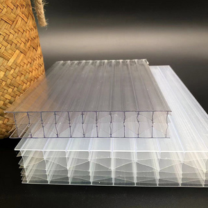 Lámina de Pared de <span class=keywords><strong>Policarbonato</strong></span> Hueca Transparente Translúcida de 12 <span class=keywords><strong>mm</strong></span> para Decoración de Oficina - Product Image 2