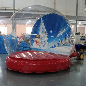 BubbleTent al aire libre inflable Navidad globo de nieve bola inflable publicidad decoración humana globo de nieve para la venta - Product Image 3