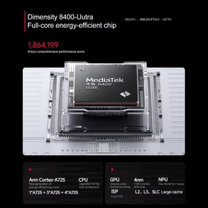 Teléfono Inteligente <span class=keywords><strong>REDMI</strong></span> 4 de 6.67 Pulgadas, 12GB+512GB, 5G, HyperOS 2, Dimensity 8400-Ultra Octa Core 3.0GHz, NFC - Product Image 3