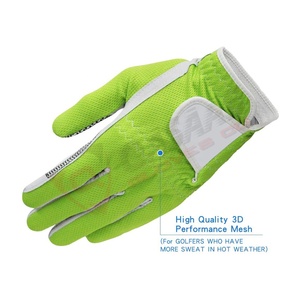 Guante de Golf Profesional de Cuero Sintético PU Transpirable para Todo Clima, Fabricado con Cuero Cabretta Malla 2026 - Product Image 2