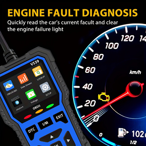 Escáner OBD2 V539 Actualizado 2025, Lector de Códigos de Falla de Automóvil USB de 12 V, Analizador de Motor con <span class=keywords><strong>1</strong></span> Año de Garantía para Vehículos - Product Image 5