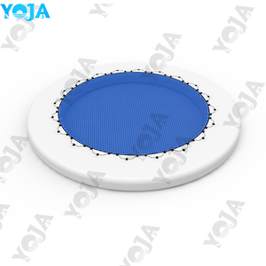 Plateforme flottante gonflable en PVC durable pour parc aquatique, île flottante robuste pour rivière, radeau de lac, hamac aquatique 8'x8', capacité de 100 à 500 kg - Product Image 4