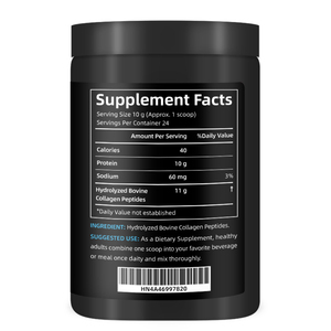 Péptidos de Colágeno Hidrolizado en Polvo con Logotipo Personalizado para Mujeres y Hombres, Suplemento de Colágeno para el Cabello, la Piel, las Uñas y las Articulaciones - Product Image 2
