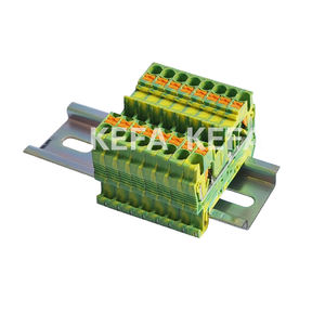 יעילות גבוהה kefa KFPT2511-2.5 המגרש 5.2 מ "מ 600v 20a 20a מסוף בלוק מחבר גריי וכתום - Product Image 4