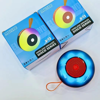 Kotak Musik Stereo Nirkabel Mini Portabel Berkualitas Tinggi Warna-warni Lampu LED RGB Speaker Mengambang