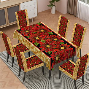 Mantel de Lujo para Mesa de Navidad, Elegante Cubierta para Mesa de Comedor para el Hogar, Restaurante, Boda, Fiesta - Product Image 4