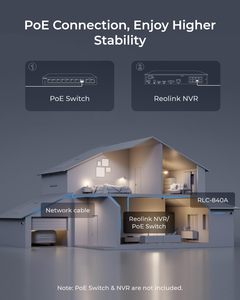 Pour <span class=keywords><strong>Reolink</strong></span> 8MP IK10 caméra à tourelle 4K anti-vandalisme PoE sécurité Vision nocturne détection humaine/véhicule/animal de compagnie caméra IP couleur P337 - Product Image 6