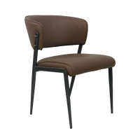 Fauteuils contemporains personnalisés pour restaurant et café, avec structure métallique et revêtement en velours, pour la maison, la cuisine et l'appartement