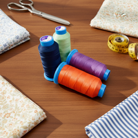 Fil à coudre en polyester 250D/3 haute ténacité pour cuir, sacs, coussins de voiture, chaussures – Sans boucles.