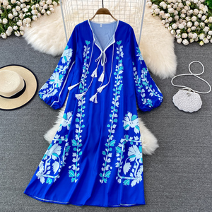 chinese dress ladies Girls Organic Muslin Dress Dusty Pink | Back to Nature main image 0