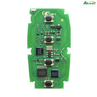 Carte de circuit imprimé de clé de voiture intelligente universelle CK TOM Series TOM-O-05 à 4 boutons pour Toyota et Subaru (carte uniquement) prend en charge 4D, 8A
