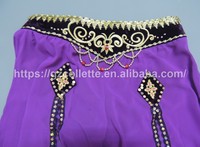Danza rendimiento desgaste Rosa terciopelo indio vientre estilo árabe traje Danzante Maya árabe danza Tribal vientre trajes