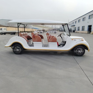 Classic Vintage Car Factory <b>8</b> Seat Antique Electric Classic Vintage Car for Hotel Sightseeing Car - Product Image 4
