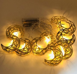 Nueva Decoración de Eid Mubarak, Cadena de Luces de Ramadán con <span class=keywords><strong>10</strong></span> Luces, Luces Decorativas Islámicas Musulmanas para la Decoración de Ramadán Mubarak - Product Image 5