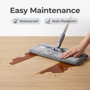 Parquet stratifié Uniclic Lock 10 mm, finition brillante, qualité E0, surface <span class=keywords><strong>miroir</strong></span>, résistant à l'eau, chêne, fabrication <span class=keywords><strong>en</strong></span> usine - Product Image 3