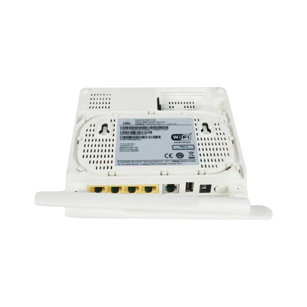 Huwai Echolife Eg8145v5 Gpon Ont Ftth الأصلي مودم Wifi 4lan 1 صوت 4ge Gpon معدات ألياف بصرية Xpon Onu