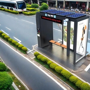 Đúc Sẵn xe buýt dừng nơi trú ẩn Thiết kế xe buýt nơi trú ẩn với tán quảng cáo xe buýt nơi trú ẩn biển quảng cáo - Product Image 4