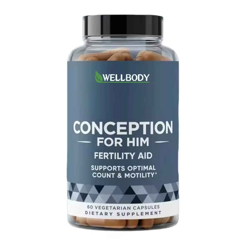 WELLBODY Private Label Заводская поставка OEM/ODM зачатие капсула для мужской силы фертильность здоровое зачатие для взрослых