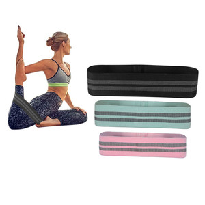 Yoga kháng Latex ban nhạc trong nhà ngoài trời tập thể dục Phụ kiện thiết bị thể thao đào tạo <span class=keywords><strong>Workout</strong></span> đàn hồi vòng vải ban nhạc - Product Image 2