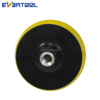 EVERTOOL Support de ponçage et de polissage rotatif à fixation par crochets, formulé avec de l'uréthane de qualité supérieure pour des performances fluides et une durée de vie prolongée