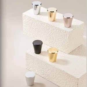 YOYOW Modern Brass Drawer Knobs Cylindrical Cabinet <b>Handles</b> for Bedroom Furniture Easy Installation - Product Image 3