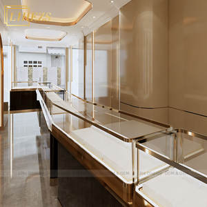 Meubles de présentation et vitrines pour bijouterie |   Conception de comptoir en contreplaqué |   Conception d'intérieur personnalisée tout-en-un - Product Image 3