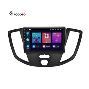 Podofo Android Radio Voiture 2 Din 9 ''Autoradio pour <span class=keywords><strong>Ford</strong></span> <span class=keywords><strong>Transit</strong></span> 2015 Carplay Android Auto BT GPS WiFi Autoradio - Product Image 1
