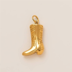 Pendentif Coquille de Tortue Marine en Acier Inoxydable Doré, Collection Océan, Multi-Styles Mignons, Accessoires Zircon pour Bijoux DIY, Rétention de Couleur - Product Image 5