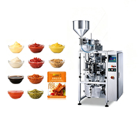 Machine d'emballage verticale automatique pour film étirable, idéale pour la sauce, la pâte, la sauce chili, le ketchup, la vinaigrette, et le remplissage de granulés.