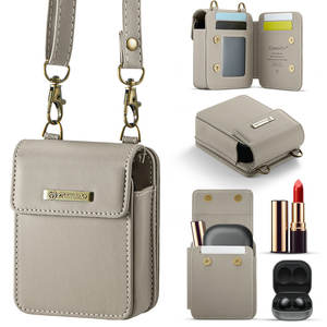 CaseMe Bolso Cruzado de Lujo para <span class=keywords><strong>Buds</strong></span> 3/2 FE y para 3/2 Funda Monedero Magnética Impermeable a Prueba de Golpes - Product Image 5