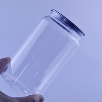 Pot transparent créatif avec couvercle hermétique, boîte alimentaire, sensation virale, boîte à ouverture facile, emballage de tasse à café, bouteille, pot à noix transparent