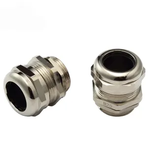 Factory Supplier Full Size M14 M16 M20 M32 PG7 PG9 PG13.5 Metal Cable Gland Stainless Steel Cable Gland