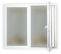 Fenêtres à battants en PVC de haute qualité pour villas résidentielles, portes en verre trempé, cadre en plastique, utilisation extérieure, design moderne, salle de bain