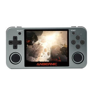 Console de jeu portable <span class=keywords><strong>Anbernic</strong></span> <span class=keywords><strong>RG350M</strong></span>, écran IPS de 3,5 pouces, coque en alliage, jeux rétro, lecture vidéo, système open source, couleur rose champagne - Product Image 6