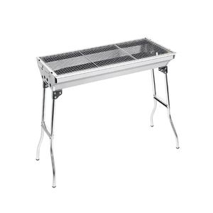 Barbecue au charbon <span class=keywords><strong>de</strong></span> bois portable Pinnovo avec corps pliable en acier inoxydable pour le <span class=keywords><strong>camping</strong></span> en plein air, les grillades dans <span class=keywords><strong>la</strong></span> cour et un rangement facile - Product Image 6