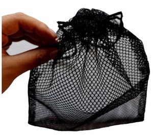 Small Mesh Drawstring Breathable Nylon Storage Bags Travel Toys Portable W/<b>Toggle</b> Closure for Gym Camping Custom Logo - Product Image 4