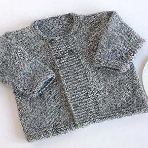 Cardigan en cachemire pour bébé, tricot - Product Image 2