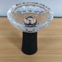 (Conception différente) bol en silicone pour narguilé de qualité supérieure bol en silicone pour shisha bol en silicone bon marché avec cendrier à tête en verre