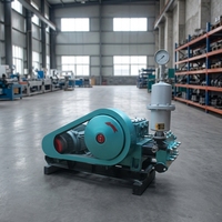 Pompe à boue alternative légère BW80-3 à entraînement électrique pour l'échantillonnage géologique, l'étude des sols et les mini-plateformes d'exploration