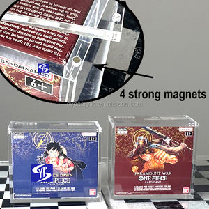 SYP Premium Acrylique Transparent pour <span class=keywords><strong>Booster</strong></span> le <span class=keywords><strong>meilleur</strong></span> Vol.2 <span class=keywords><strong>Booster</strong></span> Box Display Factory pour Pokemon PRB02 One Piece Cards English TCG - Product Image 2